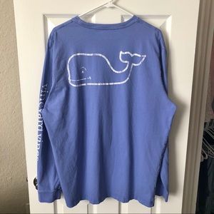 Vineyard Vines Vintage Whale Long Sleeve PocketTee